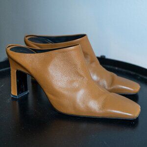 Simon Miller Foxy Mule Heel in Toffee - Box toe - California designer - Women 39